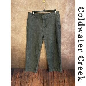 Coldwater Creek~Natural Fit Denim capris~Women’s size 10~EUC